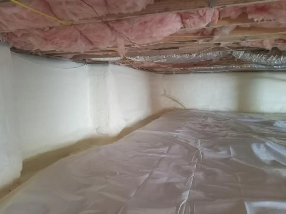 Crawl space encapsulation with closed-cell spray foam for Roof Waterproofing in Bryn Mawr-Skyway